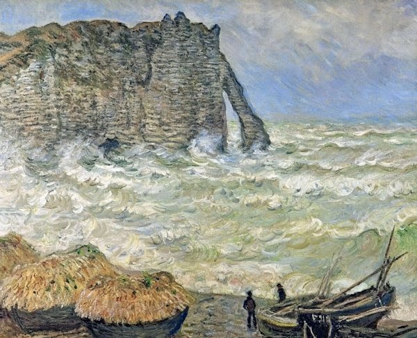 モネlog: エトルタの海景画（「アヴァルの門」と「針岩」） Ⅰ